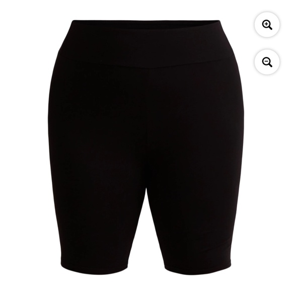 Terra and Sky Women’s Plus Black High Rise Bike Shorts Size 2X NWT - Picture 6 of 6